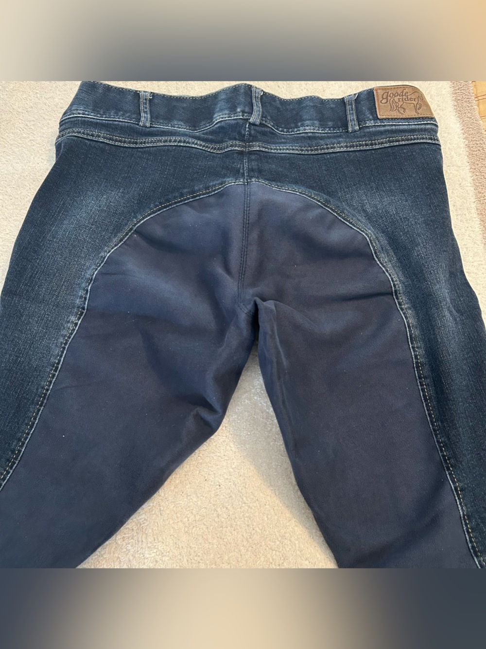 Women’s Goode Rider English equestrian Jean full-seat Breeches size 34 regular - Picture 4 of 6